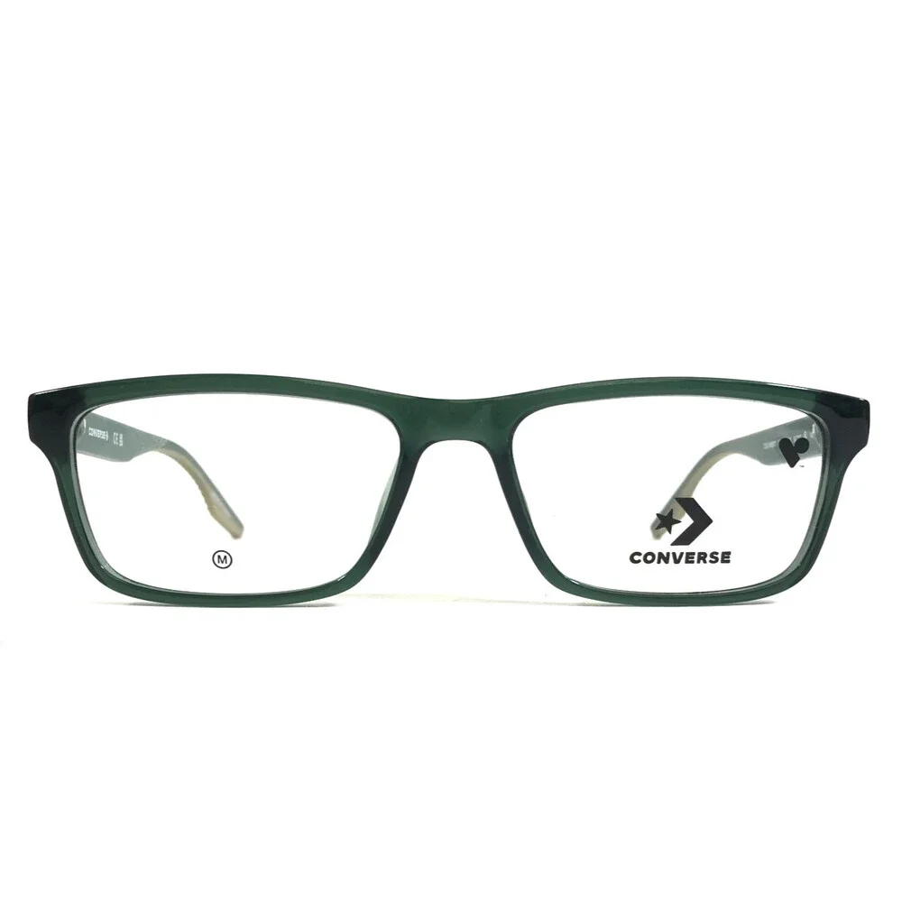 Converse Eyeglasses Frames CV5095 314 Green Rectangle Full Rim 54-17-145